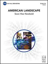 cover American Landscape Orchestra sheet music cover